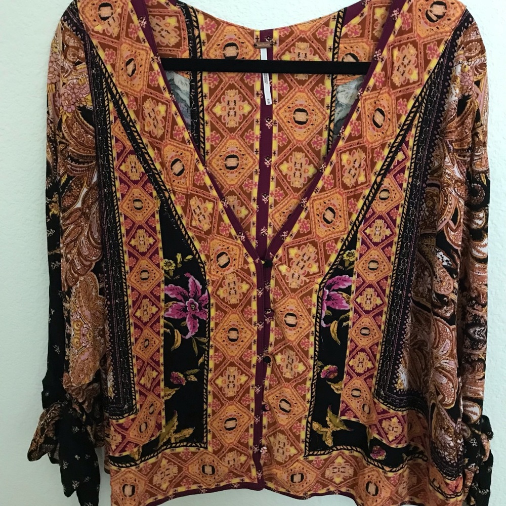 Nordstrom - Blouse “Catch Me If You Can” Boho M $5